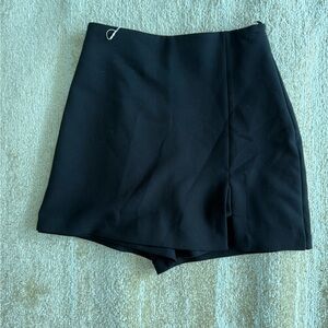 Zara Black Mini Skort